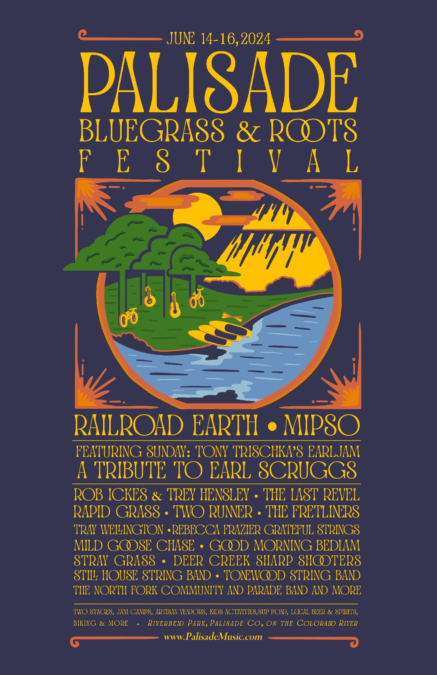 Schedule Palisade Bluegrass Festival